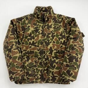 1990's USAMade Duck Camouflaged Goose Down Puffer